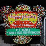Karangan Bunga Papan Wedding- Toko Bunga Palasari Bandung